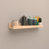 SETLİ DUVAR RAFI 140 cm  AKÇAAĞAÇ ( MAT )