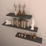 3 LÜ RAF SET  ( 100-75-65 ) ANTRASİT ( MAT )