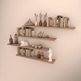 4 LÜ RAF SET ( 90-90-80-80 ) CAPPİCİNO