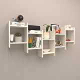 DUVAR RAF SET -23 BEYAZ ( MAT )