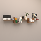 MUGO GİZLİ DUVAR RAF SET BAMBU ( MAT )