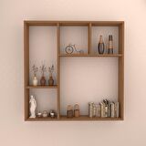 MİLET DUVAR RAF SET  BAMBU ( PARLAK )