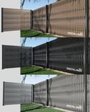 Fenceline Kompozit Panel Çit Çıtası Gri 153 X 5 X 250 Cm