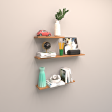 3 LÜ GİZLİ BAĞLANTILI RAF SET ( 80 - 40 - 40 ) BAMBU ( PARLAK )