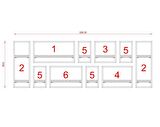 MİLANO RAF SETİ - MODEL 7 BAMBU ( PARLAK )