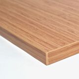 90 X 15 GİZLİ BAĞLANTILI DUVAR RAFI ( MAT BAMBU )