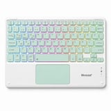 Microcase Touchpad RGB Tablet ve Telefonlar için Türkçe Bluetooth Klavye- AL5890