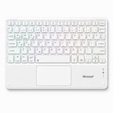 Microcase Touchpad RGB Tablet ve Telefonlar için Türkçe Bluetooth Klavye- AL5890
