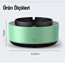 STLIFE Dumanı İçine Çeken Kül Tablası Akıllı Kokusuz Küllük Duman Filtreli Hava Temizleyici Araç Ev Ofis