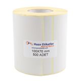 Eko Termal Rulo Etiket 100mm X 70mm 500 Adet