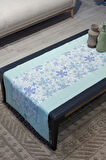 Pamuklu Kumaş Runner ve Kırlent Takımı (55x165 cm Runner; 2 Adet 50x50 cm Kırlent Kılıfı)