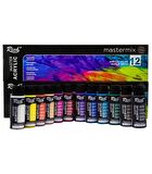 Rich Mastermix Lux Akrilik Boya Seti 30 Renk Canlı- Pastel- Metalik Renkler
