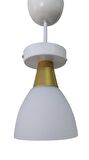 RİOLİGHT MODERN BEYAZ TEKLİ OPAL CAMLI SARKIT
