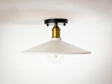 RİOLİGHT RETRO TEKLİ METAL PLOFONYER AVİZE ŞAPKA ÇAPI: 38CM