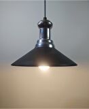 RİOLİGHT RETRO TEKLİ METAL SARKIT AVİZE ŞAPKA ÇAPI: 30CM