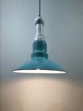 RİOLİGHT RETRO TURKUAZ TEKLİ METAL SARKIT AVİZE ÇAP: 30CM
