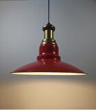 RİOLİGHT RETRO KIRMIZI TEKLİ METAL SARKIT AVİZE ÇAP: 30CM