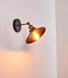 RİOLİGHT RETRO TEKLİ METAL SARKIT DUVAR APLİK ŞAPKA ÇAPI: 22CM