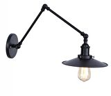 RİOLİGHT RETRO SİYAH ÜÇ MAFSALLI METAL APLİK