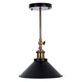 RİOLİGHT RETRO MAFSALLI HAREKETLİ BAŞLIK METAL TAVAN AVİZESİ ŞAPKA ÇAPI: 22CM