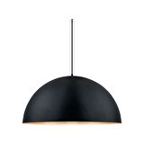RİOLİGHT RETRO SİYAH İÇİ GOLD TEKLİ METAL SARKIT AVİZE ÇAP: 30CM