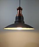 RİOLİGHT RETRO BAKIR ASKILI TEKLİ METAL SARKIT AVİZE ŞAPKA ÇAPI: 30CM