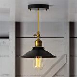RİOLİGHT RETROESKİTME MAFSALLI HAREKETLİ BAŞLIK PLOFONYER AVİZE ŞAPKA ÇAPI:22CM
