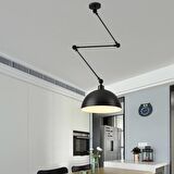 RİOLİGHT MODERN ÜÇ MAFSALLI AKROBAT METAL MASA ÜSTÜ SARKIT AVİZE ŞAPKA ÇAPI:30CM