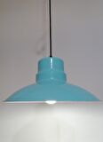 RİOLİGHT RETRO,RUSTİK,MODERN TURKUAZ İÇİ BEYAZ MUTFAK,ODA,CAFE İÇİN METAL SARKIT AVİZE ÇAP:30CM