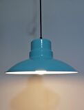 RİOLİGHT RETRO,RUSTİK,MODERN TURKUAZ İÇİ BEYAZ MUTFAK,ODA,CAFE İÇİN METAL SARKIT AVİZE ÇAP:30CM