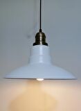 RİOLİGHT RETRO,RUSTİK,MODERN ESKİTME DUY BEYAZ İÇİ GOLD MUTFAK,ODA,CAFE METAL SARKIT AVİZE ÇAP:30CM