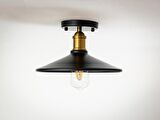 RİOLİGHT RETRO13,RUSTİK MUTFAK,ODA,KOLİDOR İÇİN TEKLİ METAL SARKIT PLOFONYER AVİZE ÇAP:28CM