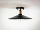 RİOLİGHT RETRO5,RUSTİK MUTFAK,ODA,SALON CAFELER İÇİN TEKLİ METAL PLOFONYER AVİZE ÇAP:38CM