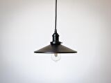 RİOLİGHT RETRO10,RUSTİK MUTFAK,ODA,KOLİDOR,CAFELER İÇİN TEKLİ E27 DUYLU METAL SARKIT AVİZE ÇAP:28CM