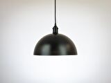 RİOLİGHT RETRO,RUSTİK,VİNTAGE MUTFAK,ODA,SALON,CAFE İÇİN SİYAH TEKLİ METAL SARKIT AVİZE ÇAP:30CM