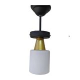 RİOLİGHT RETRO,RUSTİK OPAL CAMLI TEKLİ SARKIT AVİZE