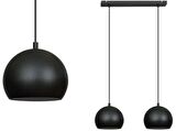 RİOLİGHT RETRO,RUSTİK,VİNTAGE MASA ÜSTÜ 2XE27 METAL SARKIT AVİZE TABAN UZUNLUĞU:30CM GLOP ÇAPI:10CM