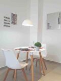 RİOLİGHT RETRO3,RUSTİK,MODERN BEYAZ ODA,MUTFAK,CAFELER İÇİN TEKLİ METAL SARKIT AVİZE ÇAP:40CM