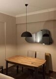RİOLİGHT,RUSTİK1,MUTFAK,CAFELER İÇİN TEKLİ METAL SARKIT AVİZE ÇAP:40CM