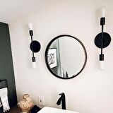 RİOLİGHT RETRO 1,MODERN,VİNTAGE SİYAH 2XE27 DUYLU METAL DUVAR APLİK NOT: 1 ADET FİYATIDIR..