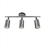 RİOLİGHT LED SPOT,LED AVİZE KROM GÖVDE 3XGU10 DUYLU 5W 2700K 360 DERECE HAREKETLİ BAŞLIK SPOT