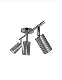 RİOLİGHT LED 1 SPOT,LED AVİZE KROM GÖVDE 3XGU10 DUYLU 5W 2700K 360 DERECE HAREKETLİ BAŞLIK SPOT