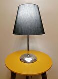 RİOLİGHT RETRO20,RUSTİK,VİNTAGE KROM GÖVDE KUMAŞ BAŞLIK 1XE27 DUYLU ABAJUR