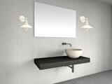 RİOLİGHT RETRO,RUSTİK 2,VİNTAGE BEYAZ 1XE27 DUYLU METAL DUVAR APLİK ŞAPKA ÇAPI:23CM