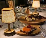 RİOLİGHT RETRO,RUSTİK,VİNTAGE LEDLİ PİLLİ ABAJUR GECE LAMBASI