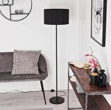 RİOLİGHT RUSTİK,VİNTAGE,RETRO5 SİYAH METAL GÖVDE SİYAH KUMAŞ BAŞLIK 1XE27 LAMBADER KÖŞE LAMBASI