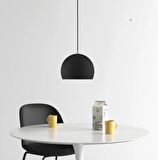 RİOLİGHT RETRO,VİNTAGE,RUSTİK 1XE27 SİYAH TEKLİ METAL SARKIT AVİZE ÇAP:20CM NOT:1ADET FİYATIDIR