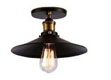 RIOLIGHT RETRO SİYAH TEKLİ PLOFONYER AVİZE ÇAP: 23CM