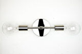 RİOLİGHT MODERN,VİNTAGE KROM 2XE27 DUYLU AYNA ÜSTÜ METAL DUVAR APLİK