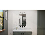 RİOLİGHT MODERN,VİNTAGE BEYAZ 2XE27 DUYLU AYNA ÜSTÜ METAL DUVAR APLİK